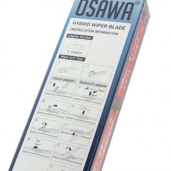 1 079 р. Щетка стеклоочистителя 400мм гибридная OSAWA OSAWA gw40  с доставкой в г. Кемерово. Увеличить фотографию 5