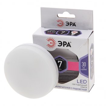 89 р. Лампа светодиодная GX53 7W(60W) 220V холодный ЭРА ЭРА gx-7w-860-gx53  с доставкой в г. Кемерово. Увеличить фотографию 1