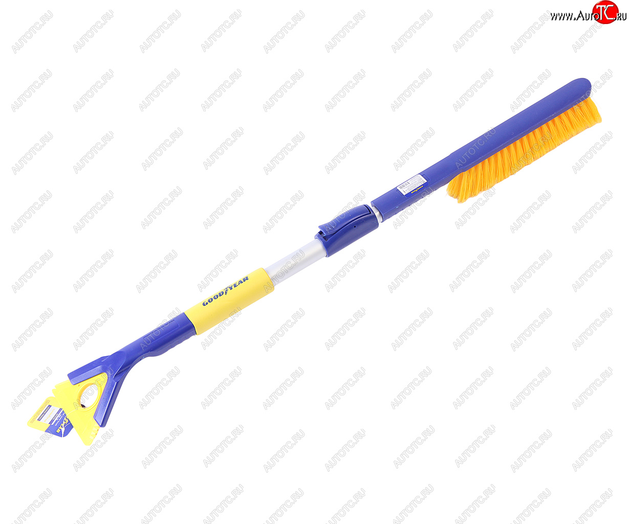 939 р. Щетка со скребком телескопическая 78-100см сине-желтая GOODYEAR GOODYEAR gy000210  с доставкой в г. Кемерово