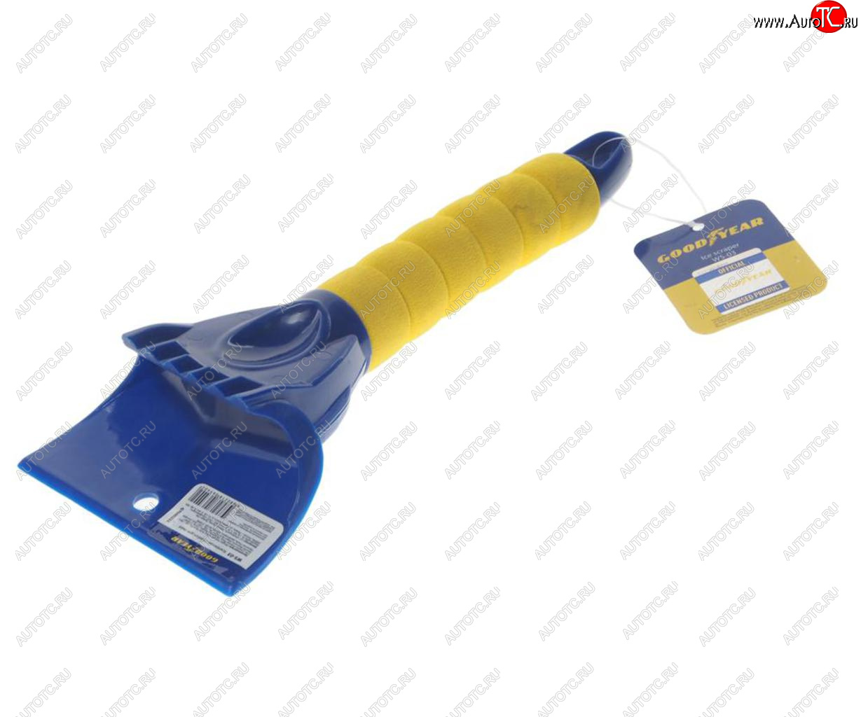 193 р. Скребок для льда 25х10см двойной желто-синий GOODYEAR GOODYEAR gy000232  с доставкой в г. Кемерово