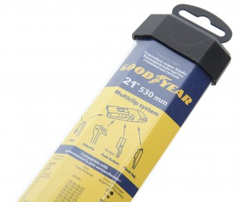 859 р. Щетка стеклоочистителя 530мм бескаркасная Multiclip Frameless GOODYEAR GOODYEAR gy000421  с доставкой в г. Кемерово. Увеличить фотографию 2