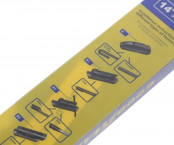 1 039 р. Щетка стеклоочистителя 360мм бескаркасная (8 адаптеров) Premium GOODYEAR GOODYEAR gy000434  с доставкой в г. Кемерово. Увеличить фотографию 3