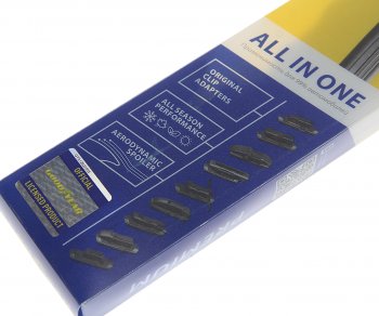1 039 р. Щетка стеклоочистителя 410мм бескаркасная (8 адаптеров) Premium GOODYEAR GOODYEAR gy000436  с доставкой в г. Кемерово. Увеличить фотографию 2