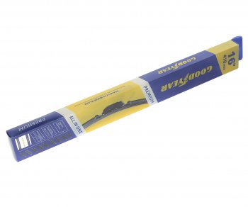 1 039 р. Щетка стеклоочистителя 410мм бескаркасная (8 адаптеров) Premium GOODYEAR GOODYEAR gy000436  с доставкой в г. Кемерово. Увеличить фотографию 1