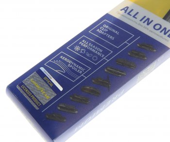1 039 р. Щетка стеклоочистителя 450мм бескаркасная (8 адаптеров) Premium GOODYEAR GOODYEAR gy000438  с доставкой в г. Кемерово. Увеличить фотографию 2