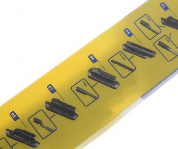 1 039 р. Щетка стеклоочистителя 450мм бескаркасная (8 адаптеров) Premium GOODYEAR GOODYEAR gy000438  с доставкой в г. Кемерово. Увеличить фотографию 4