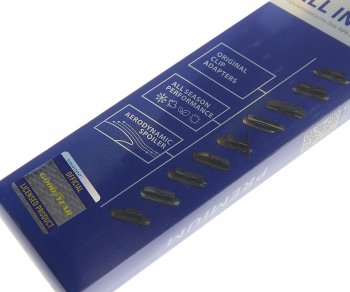 1 039 р. Щетка стеклоочистителя 530мм бескаркасная (8 адаптеров) Premium GOODYEAR GOODYEAR gy000441  с доставкой в г. Кемерово. Увеличить фотографию 2