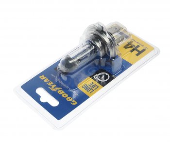 489 р. Лампа 12V H4 6055W P43t блистер (1шт.) Long Life GOODYEAR GOODYEAR gy014123  с доставкой в г. Кемерово. Увеличить фотографию 2