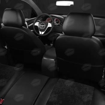 6 899 р. Авточехлы ГАЗель Next (1 низкий, 2 высоких) экокожа-алькантара черные комплект AVTOLIDER AVTOLIDER gz30-0103-ec14  с доставкой в г. Кемерово. Увеличить фотографию 7