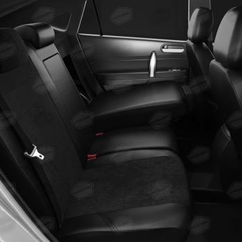 6 899 р. Авточехлы ГАЗель Next (1 низкий, 2 высоких) экокожа-алькантара черные комплект AVTOLIDER AVTOLIDER gz30-0103-ec14  с доставкой в г. Кемерово. Увеличить фотографию 6