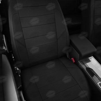 6 499 р. Авточехлы ГАЗель Next (3 высоких) экокожа черные комплект AVTOLIDER AVTOLIDER gz30-0104-ec01  с доставкой в г. Кемерово. Увеличить фотографию 4