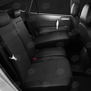6 299 р. Авточехлы ГАЗель Next (3 высоких) экокожа-жаккард черные комплект AVTOLIDER AVTOLIDER gz30-0104-kk8  с доставкой в г. Кемерово. Увеличить фотографию 6