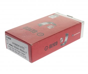 3 499 р. Вкладыши RENAULT Megane (03-) (1.5 DCI K9K) коренные (STD) комплект GLYCO GLYCO h10655std GLYCO h10655std  с доставкой в г. Кемерово. Увеличить фотографию 3