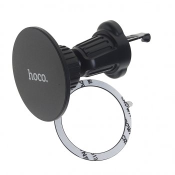 769 р. Держатель телефона на дефлектор магнитный HOCO HOCO h12 black HOCO h12 black  с доставкой в г. Кемерово. Увеличить фотографию 1