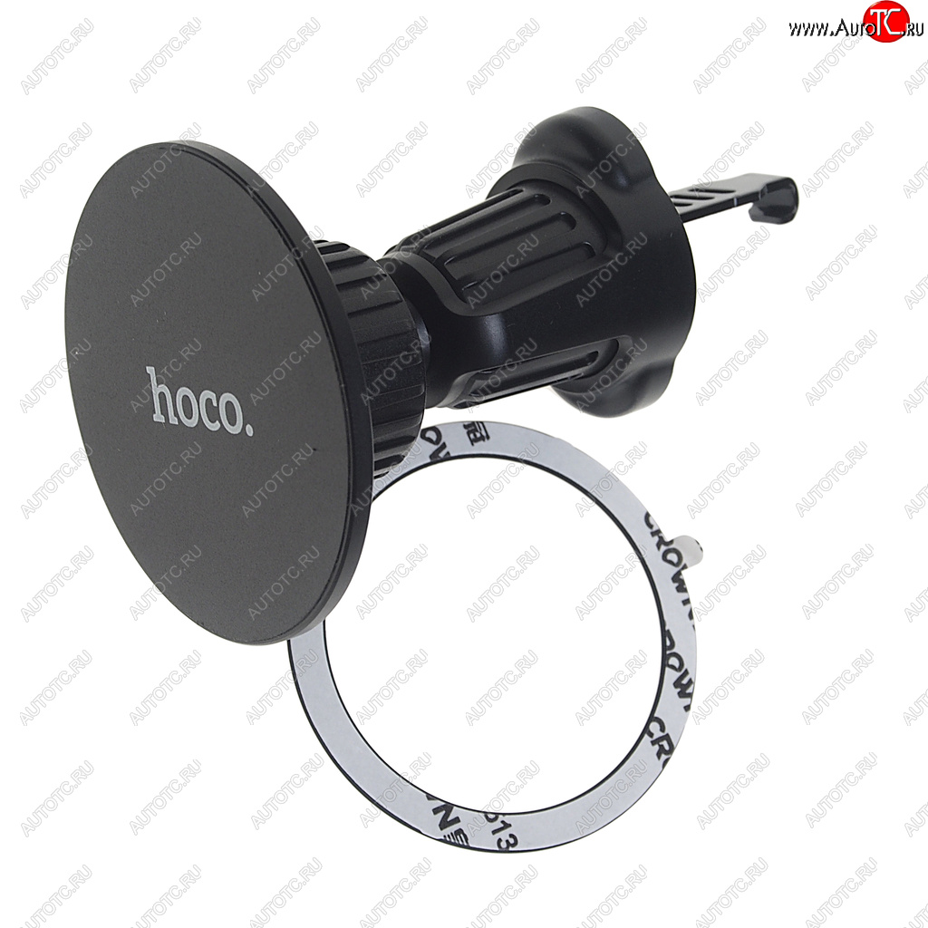 769 р. Держатель телефона на дефлектор магнитный HOCO HOCO h12 black HOCO h12 black  с доставкой в г. Кемерово