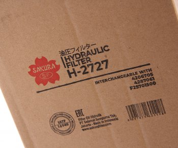 3 099 р. Фильтр гидравлический HITACHI SAKURA SAKURA h2727  с доставкой в г. Кемерово. Увеличить фотографию 4
