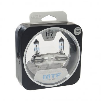 2 089 р. Лампа 12V H7 55W PX26d +130% бокс (2шт.) Argentum MTF MTF h3a1207  с доставкой в г. Кемерово. Увеличить фотографию 1