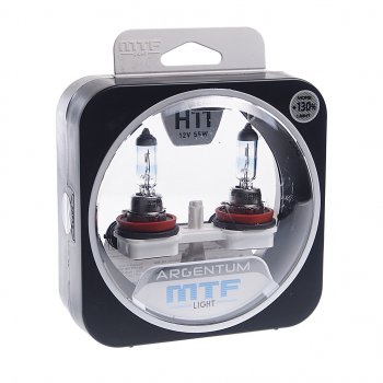 2 299 р. Лампа 12V H11 55W PGJ19-2 +130% бокс (2шт.) Argentum MTF MTF h3a1211  с доставкой в г. Кемерово. Увеличить фотографию 1