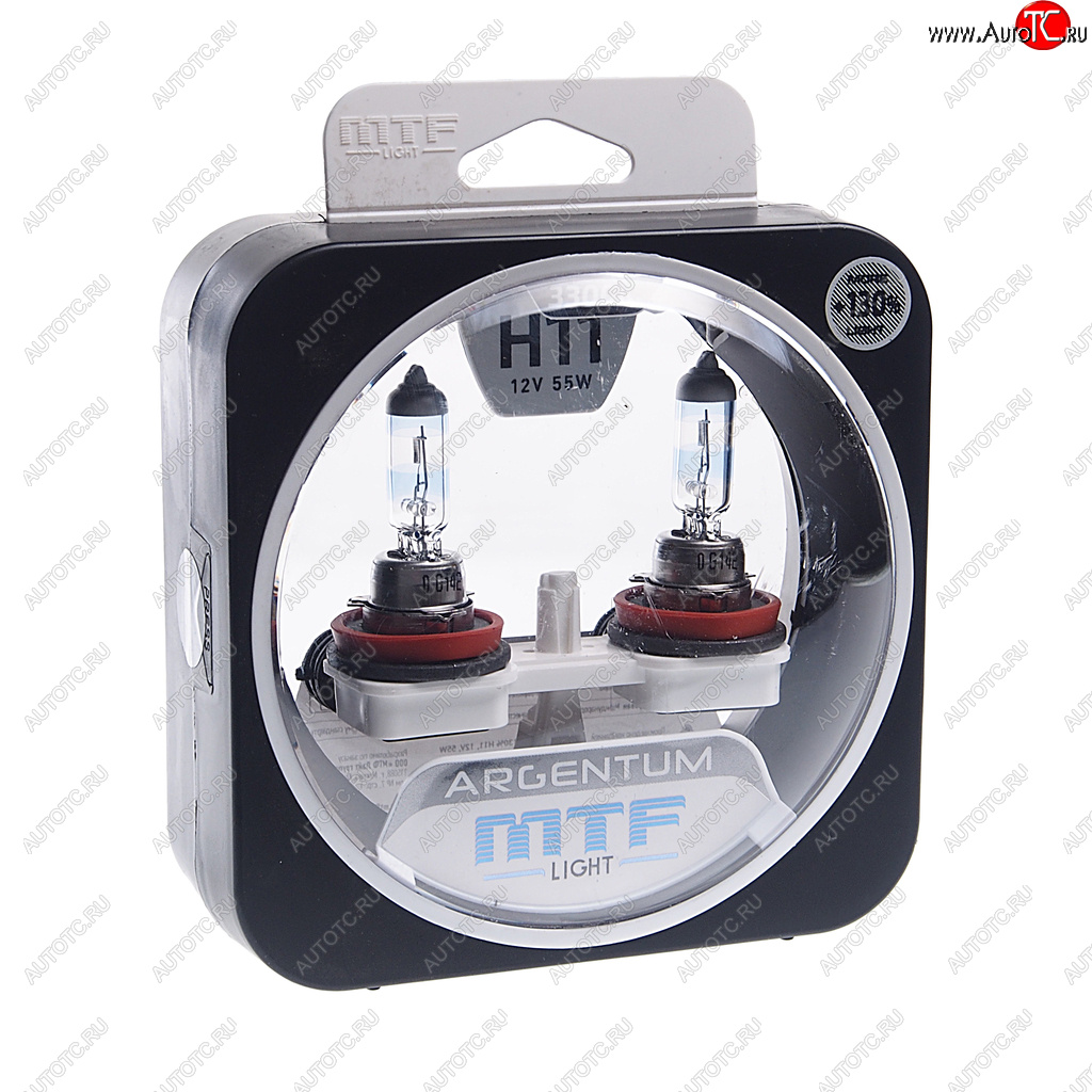 2 299 р. Лампа 12V H11 55W PGJ19-2 +130% бокс (2шт.) Argentum MTF MTF h3a1211  с доставкой в г. Кемерово
