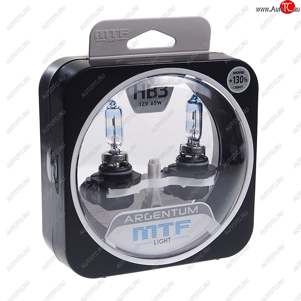 2 149 р. Лампа 12V HB3 65W P20d +130% бокс (2шт.) Argentum MTF MTF h3a12b3  с доставкой в г. Кемерово