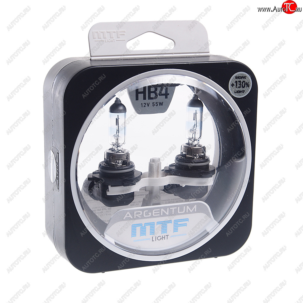 2 199 р. Лампа 12V HB4 55W P22d +130% бокс (2шт.) Argentum MTF MTF h3a12b4  с доставкой в г. Кемерово