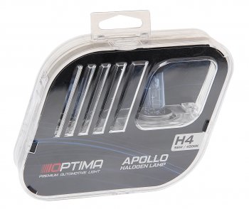 1 339 р. Лампа 12V H4 6055W P43t бокс (2шт.) Apollo OPTIMA OPTIMA haph4  с доставкой в г. Кемерово. Увеличить фотографию 1