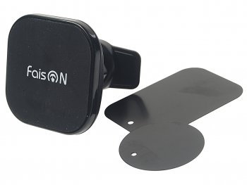 639 р. Держатель телефона на дефлектор магнитный FAISON FAISON h-cf011 black  с доставкой в г. Кемерово. Увеличить фотографию 1