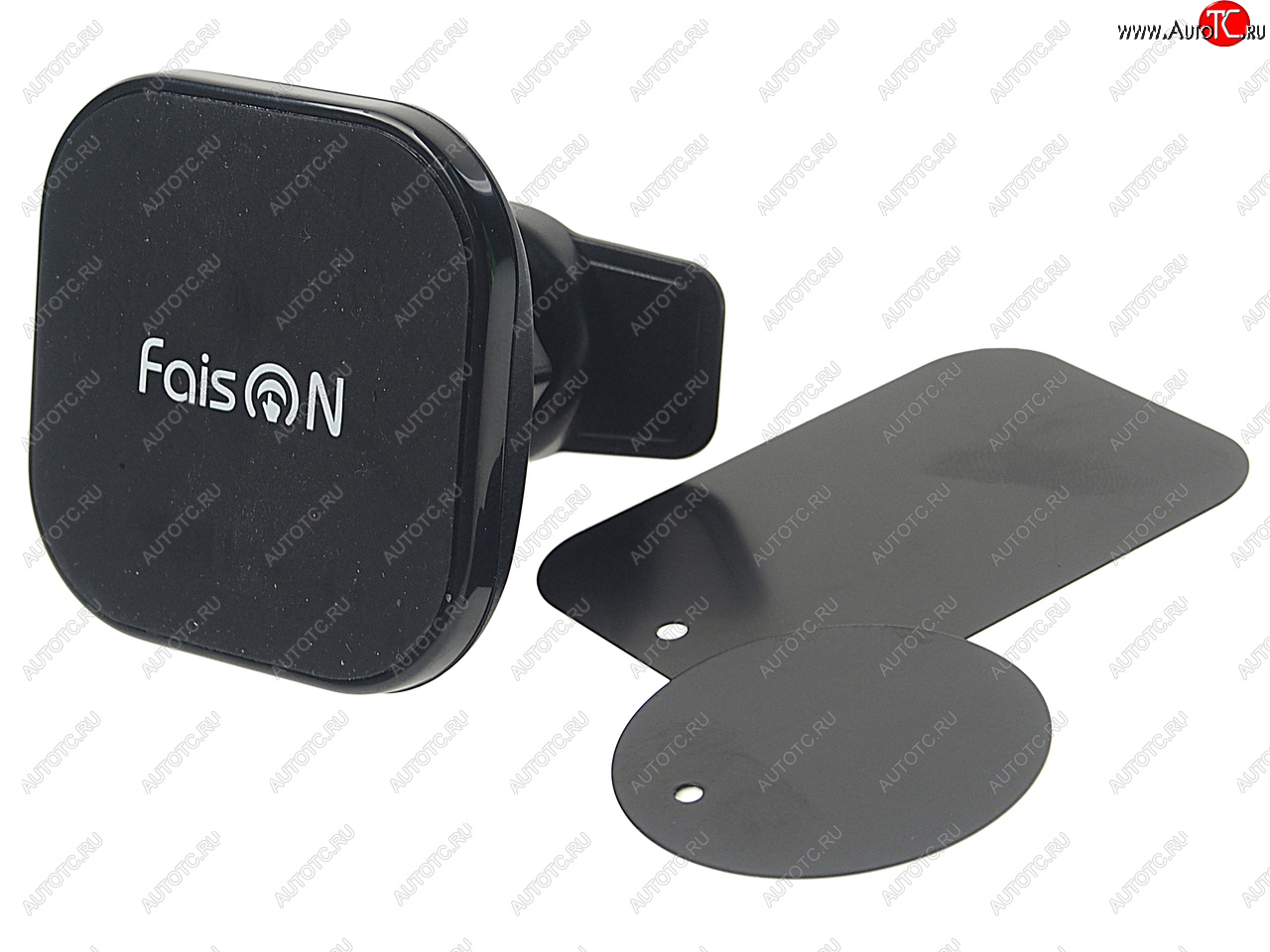 639 р. Держатель телефона на дефлектор магнитный FAISON FAISON h-cf011 black  с доставкой в г. Кемерово