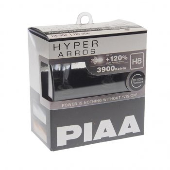 1 499 р. Лампа 12V H8 35W +120% бокс (2шт.) Hyper Arros PIAA PIAA (Пиаа) he-904-h8  с доставкой в г. Кемерово. Увеличить фотографию 1