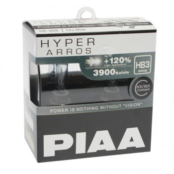 1 499 р. Лампа 12V HB3 60W +120% бокс (2шт.) Hyper Arros PIAA PIAA (Пиаа) he-909-hb3 PIAA (Пиаа) he-909-hb3  с доставкой в г. Кемерово. Увеличить фотографию 1