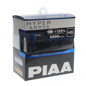 2 049 р. Лампа 12V H8 35W PGJ19-1 +120% 5000K бокс (2шт.) Hyper Arros PIAA PIAA (Пиаа) he-924-h8 PIAA (Пиаа) he-924-h8  с доставкой в г. Кемерово. Увеличить фотографию 1