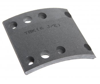 689 р. Накладка тормозной колодки JAC N90 КАМАЗ Компас-9 задней (1шт.) OE JAC hf16016e7-3502105-tbk  с доставкой в г. Кемерово. Увеличить фотографию 1