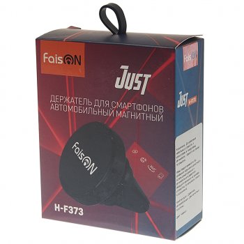 349 р. Держатель телефона на дефлектор магнитный FAISON FAISON h-f373 black  с доставкой в г. Кемерово. Увеличить фотографию 3