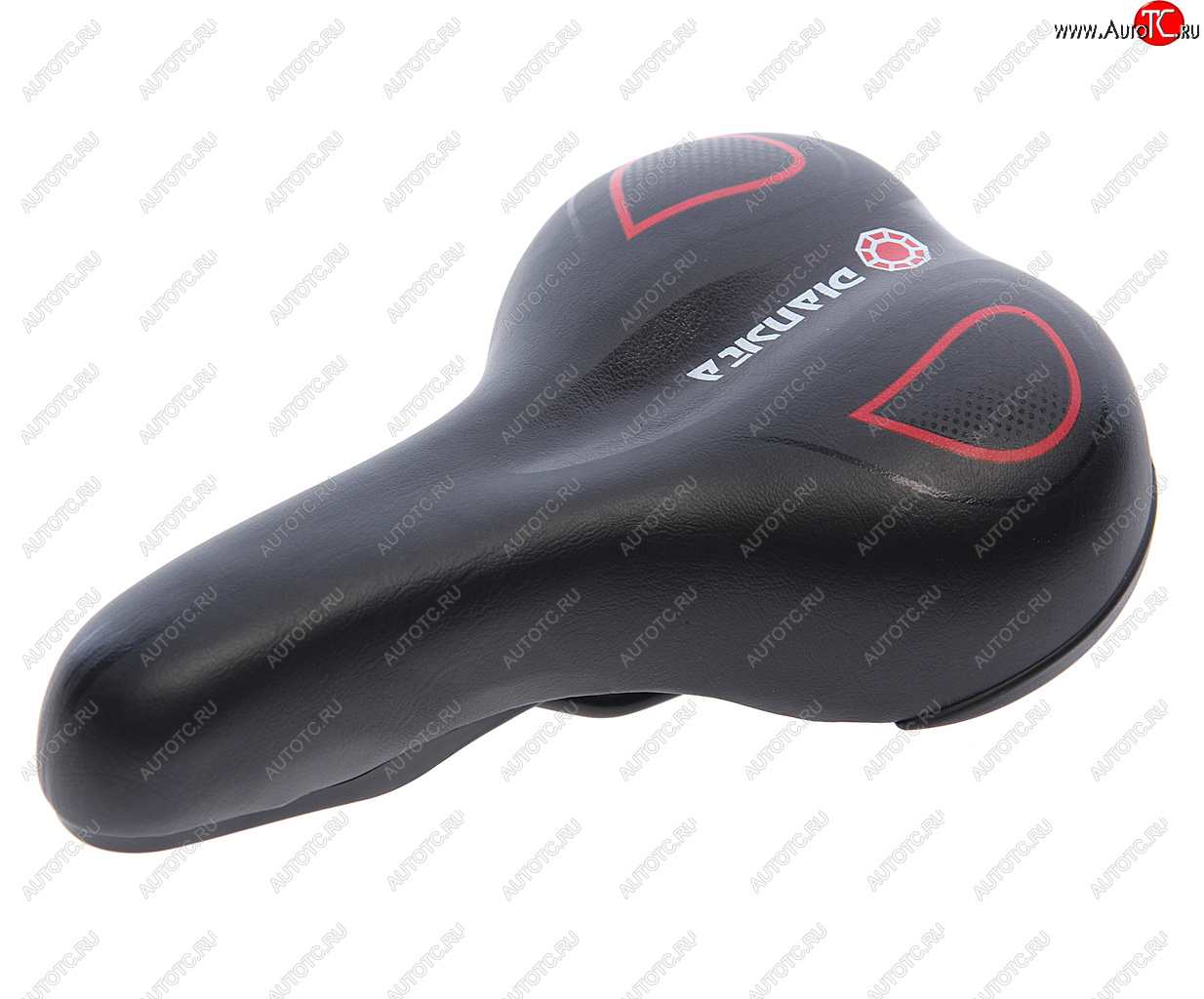779 р. Седло велосипедное 265х170мм с замком черное Mtb RAPIDO RAPIDO hf-az-1002  с доставкой в г. Кемерово