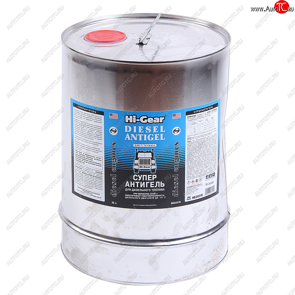 27 299 р. Антигель дизельного топлива 20л на 10000л HI-GEAR HI-GEAR hg3431r  с доставкой в г. Кемерово