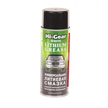 1 159 р. Смазка литиевая белая грязеотталкивающая 312г аэрозоль HI-GEAR HI-GEAR hg5503  с доставкой в г. Кемерово. Увеличить фотографию 1