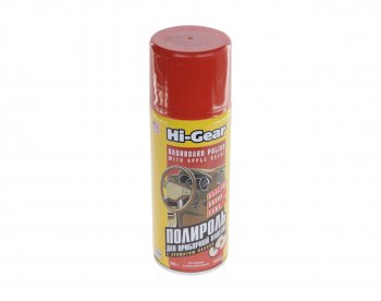 749 р. Полироль пластика салона с антистатиком аэрозоль 280г HI-GEAR HI-GEAR hg5611  с доставкой в г. Кемерово. Увеличить фотографию 1