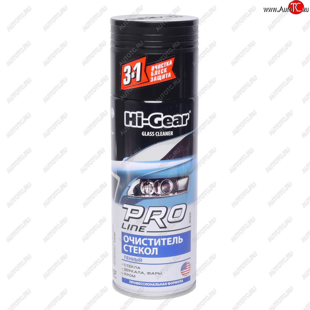 529 р. Очиститель стекол пенный PRO Line 340г HI-GEAR HI-GEAR hg5623  с доставкой в г. Кемерово