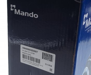 7 799 р. ШРУС наружный HYUNDAI Tucson (04-) (4WD) правый MANDO MANDO hm495002e550t MANDO hm495002e550t  с доставкой в г. Кемерово. Увеличить фотографию 3