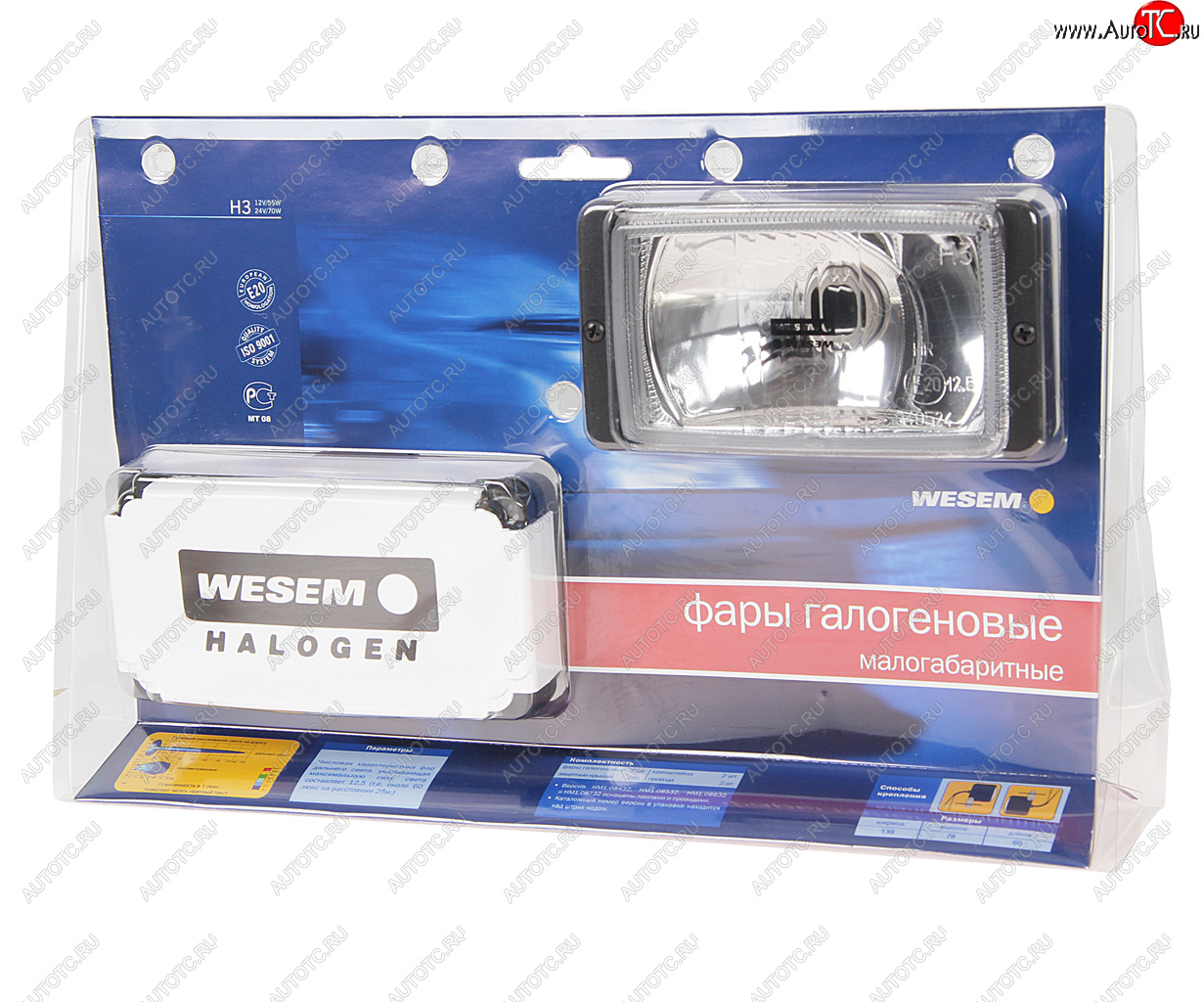 4 599 р. Фара противотуманная 2шт.WESEM WESEM hmz080.31  с доставкой в г. Кемерово