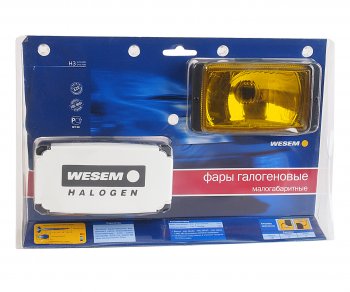 4 999 р. Фара дальнего света желтая 2шт. WESEM WESEM hmz083.31  с доставкой в г. Кемерово. Увеличить фотографию 1