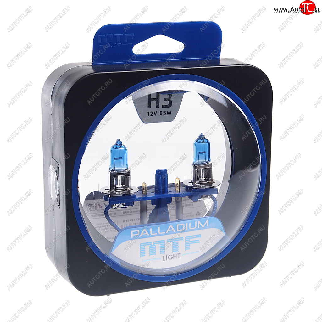 1 399 р. Лампа 12V H3 55W РK22s бокс (2шт.) Palladium MTF MTF hpa1203  с доставкой в г. Кемерово