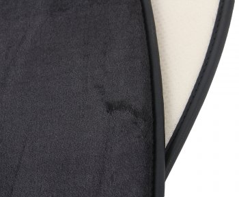 1 469 р. Накидка на сиденье мех искусственный без спинки черная 2шт. Antislip Seat PREMIER PREMIER hr10  с доставкой в г. Кемерово. Увеличить фотографию 3