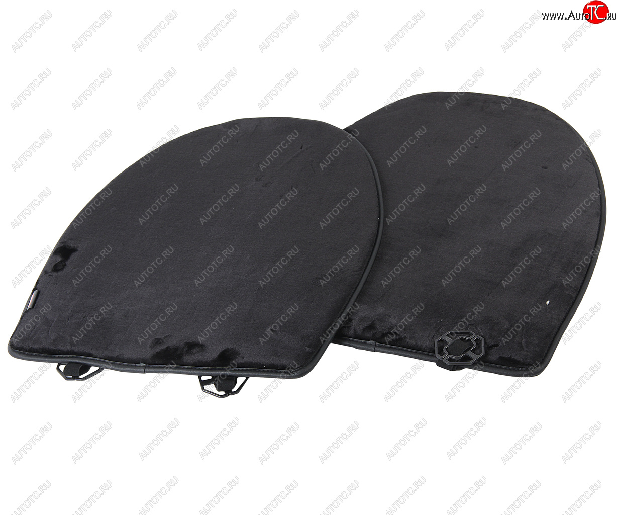 1 469 р. Накидка на сиденье мех искусственный без спинки черная 2шт. Antislip Seat PREMIER PREMIER hr10  с доставкой в г. Кемерово