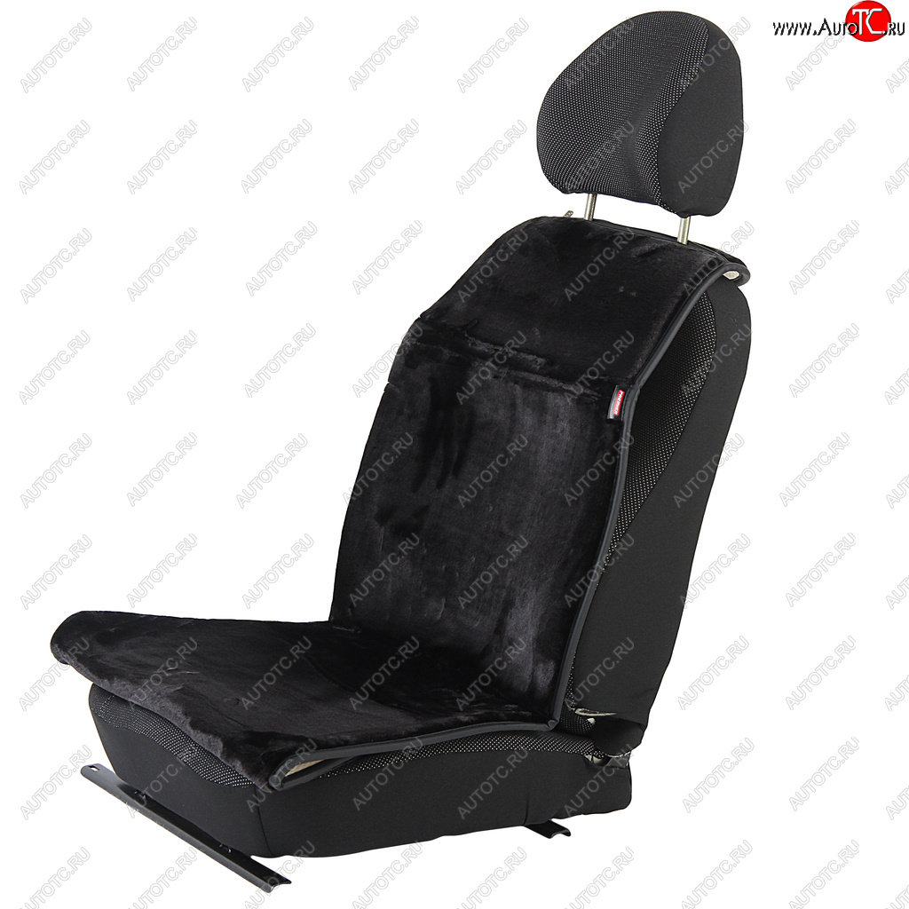 3 289 р. Накидка на сиденье мех искусственный черная 2шт. Antislip PREMIER PREMIER hr100  с доставкой в г. Кемерово
