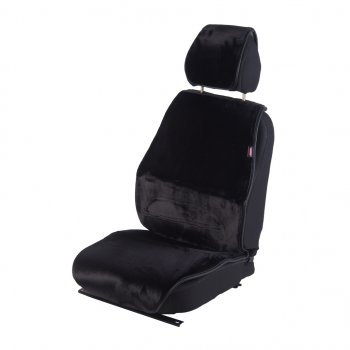 5 999 р. Накидка на сиденье мех искусственный черная комплект 5шт. Antislip PREMIER PREMIER hr1000  с доставкой в г. Кемерово. Увеличить фотографию 1
