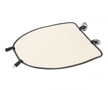 1 469 р. Накидка на сиденье мех искусственный без спинки серая 2шт. Antislip Seat PREMIER PREMIER hr14  с доставкой в г. Кемерово. Увеличить фотографию 2