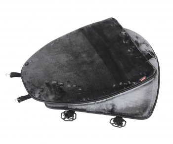1 469 р. Накидка на сиденье мех искусственный без спинки серая 2шт. Antislip Seat PREMIER PREMIER hr14  с доставкой в г. Кемерово. Увеличить фотографию 4