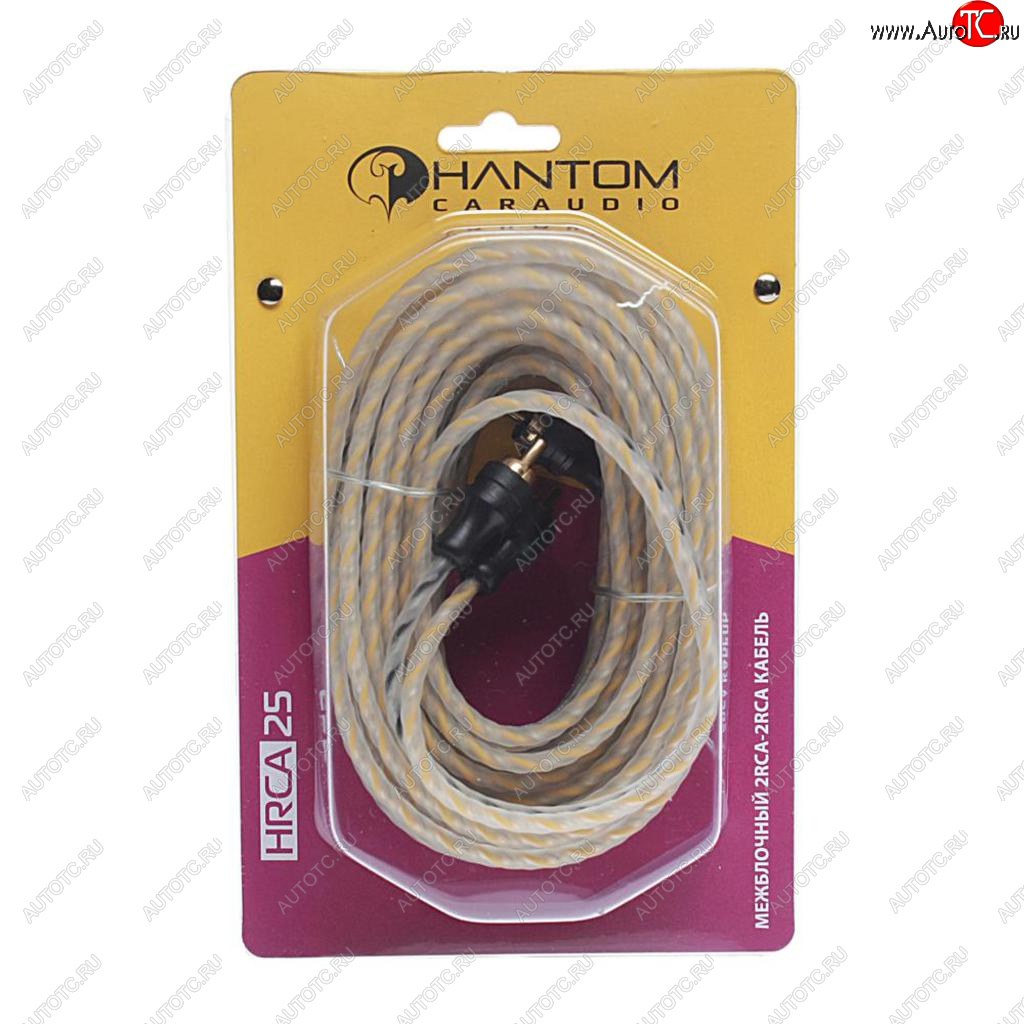 729 р. Кабель RCA 2х2 5м PHANTOM PHANTOM hrca25  с доставкой в г. Кемерово