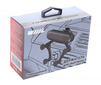 299 р. Держатель телефона на дефлектор WIIIX WIIIX ht-179v6-grav-96  с доставкой в г. Кемерово. Увеличить фотографию 3